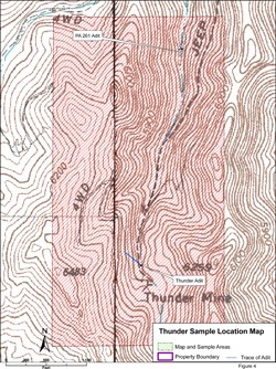 Thunder Sample Location Map - Figure 4